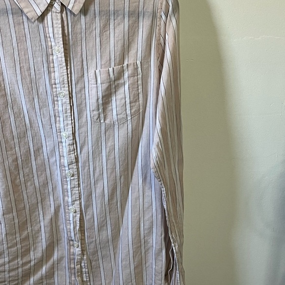 Trovata Birds Of Paradis Striped Top Sz Med - Picture 4 of 7